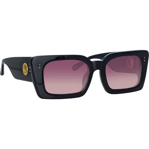 Chic Sunglasses , female, Sizes: 54 MM - Linda Farrow - Modalova