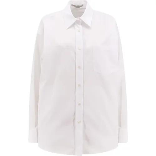 Oversize Shirt Pointed Collar , female, Sizes: M, XS, S - Stella Mccartney - Modalova