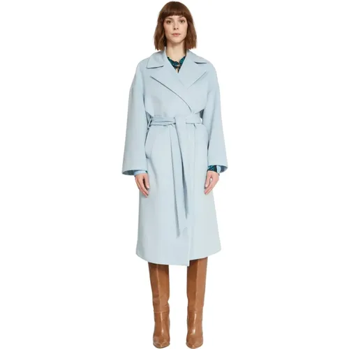 Mantel mit Gürtel und klassischen Revers , Damen, Größe: XS - Silvian Heach - Modalova