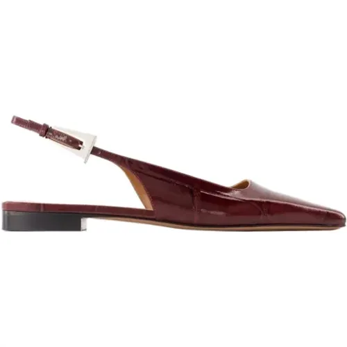 Leather flats , female, Sizes: 5 UK - Paris Texas - Modalova