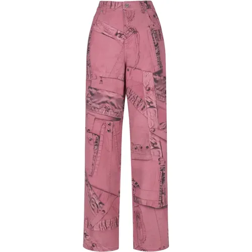 Boyfriend Printed Jeans , female, Sizes: XS, 3XS, 2XS - Blumarine - Modalova