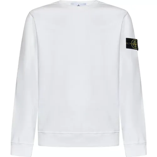 Weißer Crewneck Sweater Aw24 , Herren, Größe: XL - Stone Island - Modalova