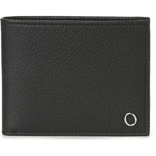 Micron Leather Wallet with Data Protection System , male, Sizes: ONE SIZE - Orciani - Modalova