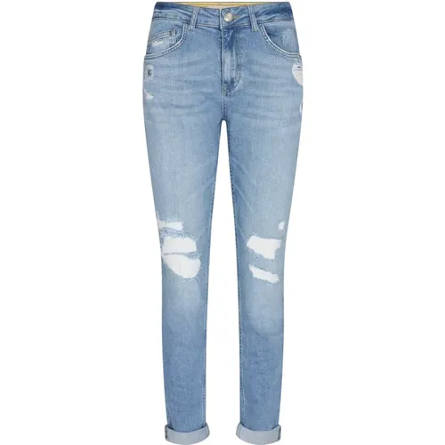 Scratch Skinny Jeans mit Regular Fit und Mid-Rise Taille - MOS MOSH - Modalova