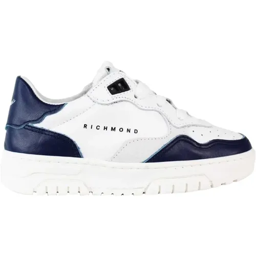 Kinder Weiße Flache Schuhe Blaue Details - John Richmond - Modalova