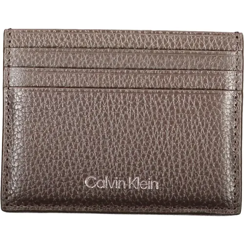 Herren Braun Geldbörse mit Kartenhalter - Calvin Klein - Modalova