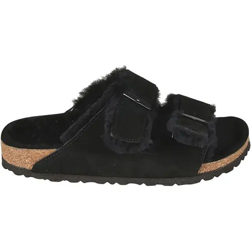 Schwarze Sandalen für einen stilvollen Look , unisex, Größe: 42 EU - Birkenstock - Modalova