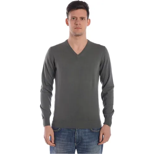 Zanzara Sweater Pullover , Herren, Größe: L - Daniele Alessandrini - Modalova