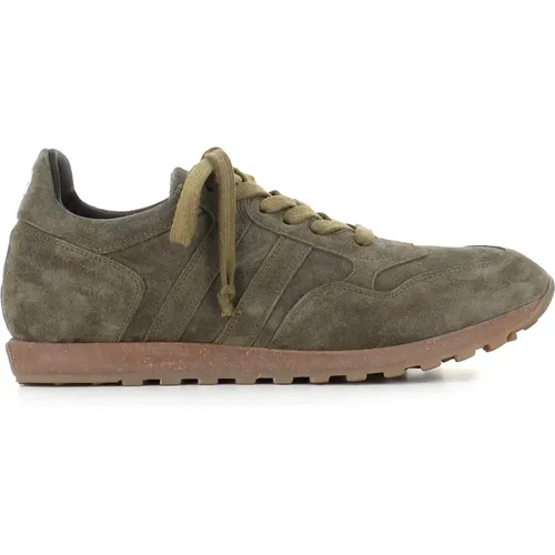 Suede Cork Sole Sneakers , male, Sizes: 9 UK, 7 UK, 8 UK, 6 UK - Alberto Fasciani - Modalova