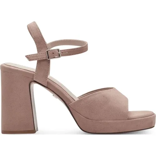 Elegant Open Sandals in Old Rose , female, Sizes: 5 UK, 7 UK - s.Oliver - Modalova