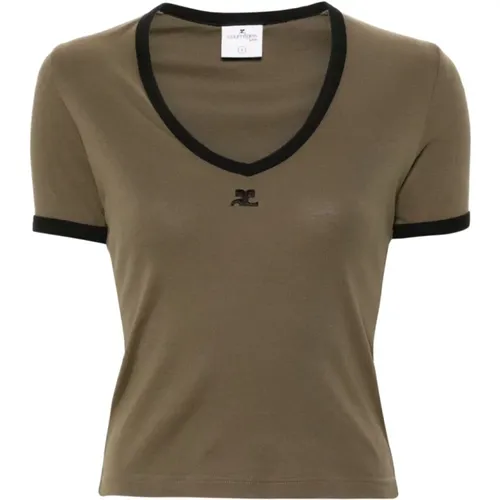 T-Shirts , Damen, Größe: XS - Courrèges - Modalova