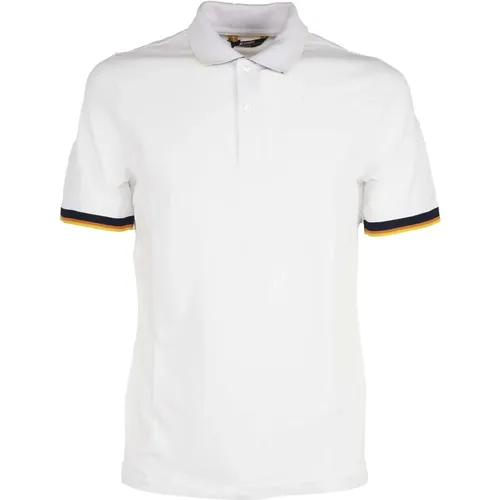 Stretch Cotton Polo Shirt , male, Sizes: 2XL, XL, L, M - K-way - Modalova