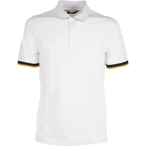 Stretch Cotton Polo Shirt , male, Sizes: L - K-way - Modalova