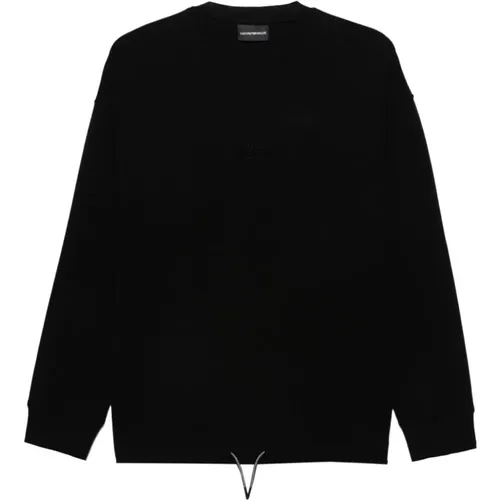 Logo Cotton Sweatshirt , male, Sizes: 2XL, XL - Emporio Armani - Modalova