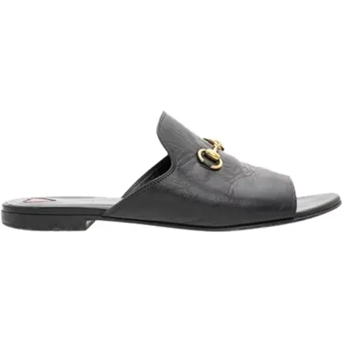 Pre-owned Leather sandals , female, Sizes: 4 UK - Gucci Vintage - Modalova