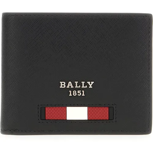 Leather Wallet Elevate Style Essentials Organizer , male, Sizes: ONE SIZE - Bally - Modalova