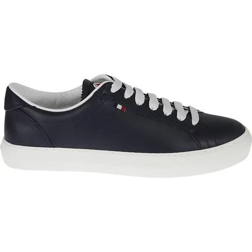 Leather Sneakers with Rubber Sole , male, Sizes: 5 UK - Moncler - Modalova