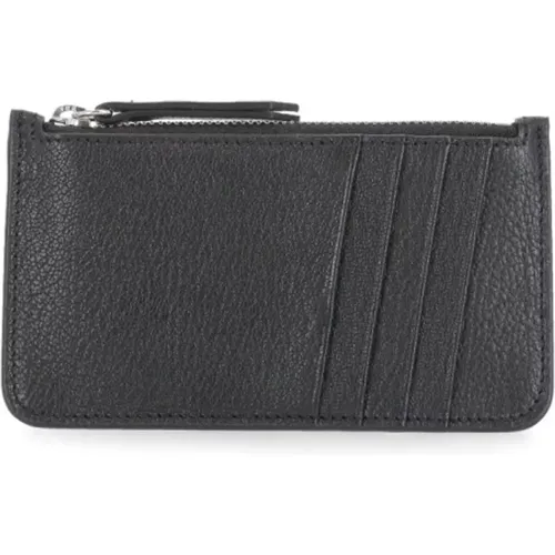 Leather Wallet with Coin and Card Holders , unisex, Sizes: ONE SIZE - Maison Margiela - Modalova
