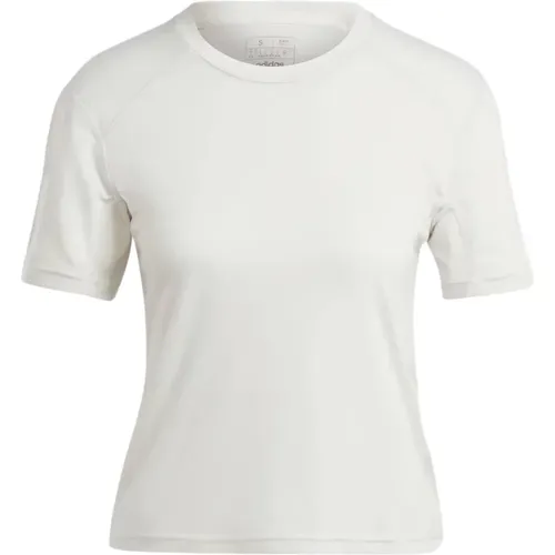 T-Shirt , Damen, Größe: M - Adidas - Modalova