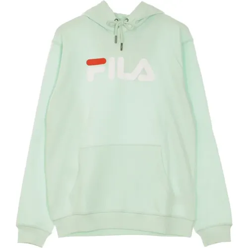 Dusty Aqua Kangaroo Hoodie Long Sleeve , male, Sizes: XL, S, L - Fila - Modalova