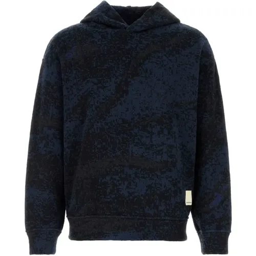 Bestickter Baumwollmisch-Sweatshirt , Herren, Größe: L - Emporio Armani - Modalova