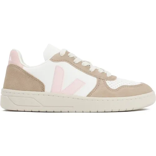 White Petal Sahara V10 Sneakers , female, Sizes: 4 UK - Veja - Modalova