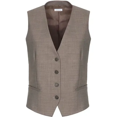 Wool Vest Button Closure Sleeveless , female, Sizes: L - P.a.r.o.s.h. - Modalova