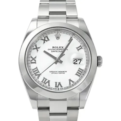 Pre-owned Stainless Steel watches , male, Sizes: ONE SIZE - Rolex Vintage - Modalova