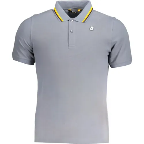 Short Sleeve Polo Shirt Grey , male, Sizes: S, 2XL - K-way - Modalova