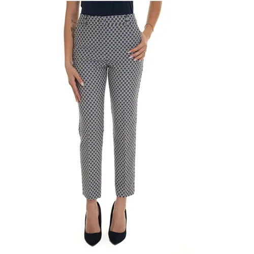 Gemusterte New York Style Hose , Damen, Größe: L - Max Mara Weekend - Modalova