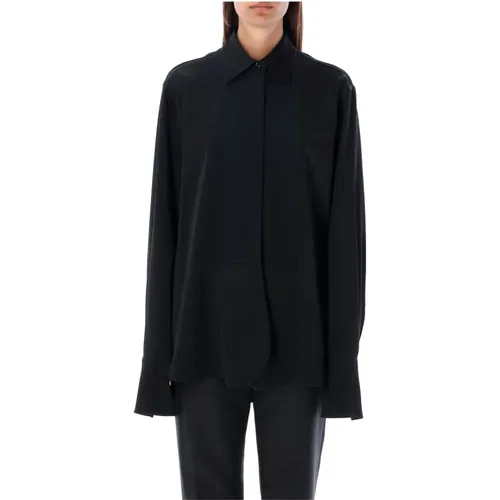 Elegant Plastron Casual Shirt , female, Sizes: XS - Jil Sander - Modalova