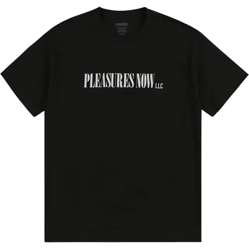 T-shirts and Polos with Front Print , male, Sizes: M, S - Pleasures - Modalova