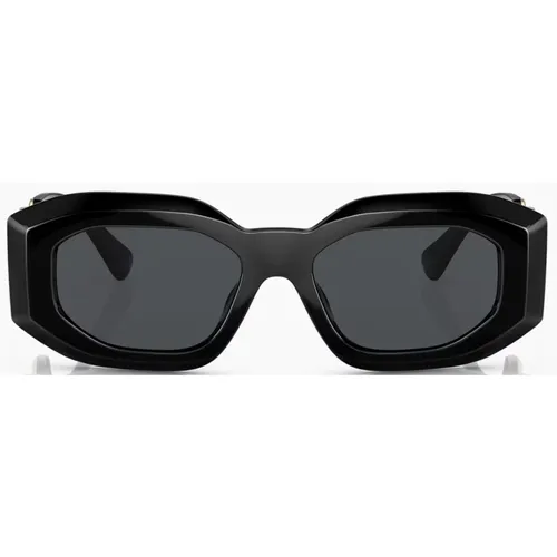 Schwarze Ss23 Sonnenbrille für Damen - Versace - Modalova