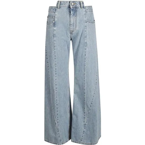 Wide Jeans , Damen, Größe: M - Maison Margiela - Modalova