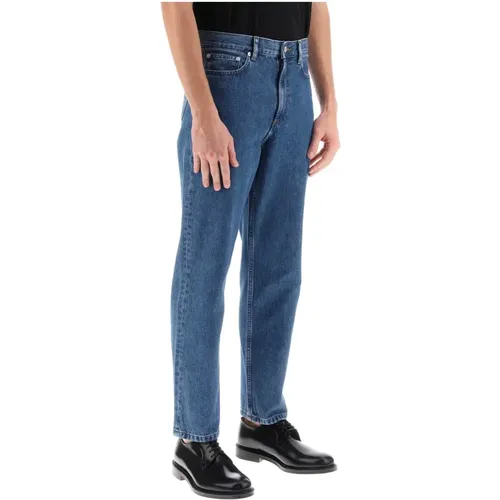 Straight Leg Jeans im 90er Stil , Herren, Größe: W32 - A.p.c. - Modalova