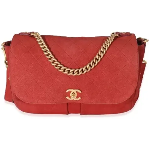 Pre-owned Suede crossbody-bags , female, Sizes: ONE SIZE - Chanel Vintage - Modalova