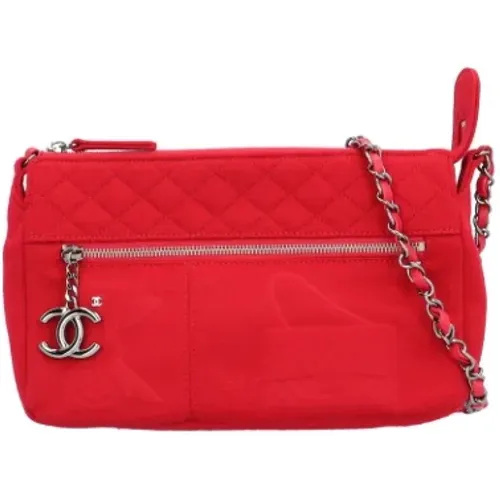 Pre-owned Cotton chanel-bags , female, Sizes: ONE SIZE - Chanel Vintage - Modalova