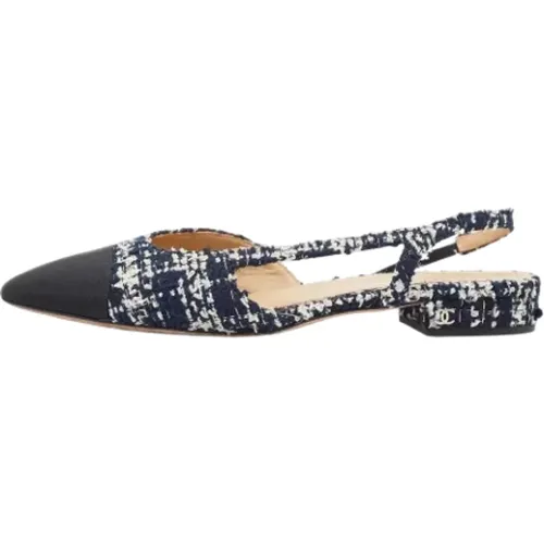 Pre-owned Stoff flats - Chanel Vintage - Modalova