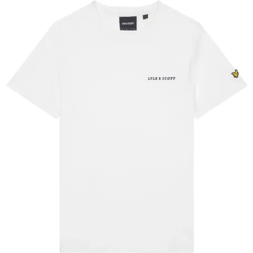 Embroidered T-Shirt for Men , male, Sizes: XL, S, L, M - Lyle & Scott - Modalova