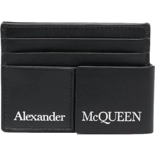 Layered Cardholder , male, Sizes: ONE SIZE - alexander mcqueen - Modalova