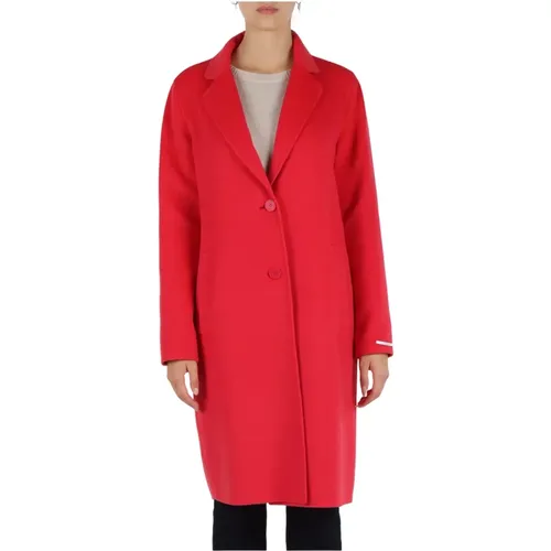 Roter Mantel Frine Elegant Stilvoll , Damen, Größe: M - Marella - Modalova