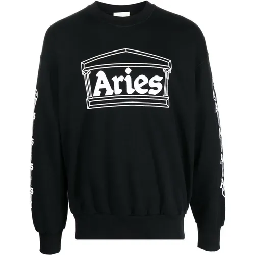 Sweater , male, Sizes: S, M - Aries - Modalova
