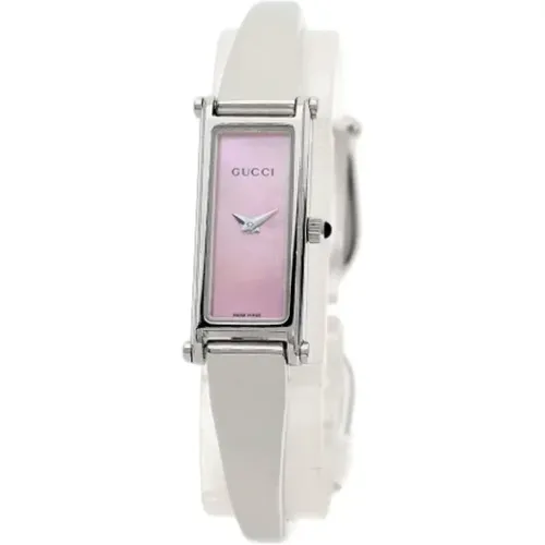 Pre-owned Stainless Steel watches , female, Sizes: ONE SIZE - Gucci Vintage - Modalova