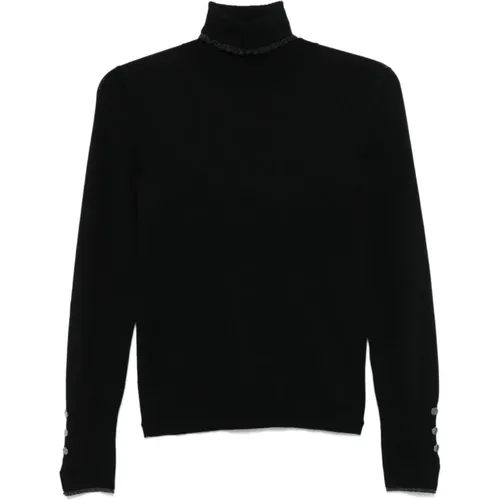 Knitted Roll Neck Sweater , female, Sizes: S, L, XL, M - Liu Jo - Modalova