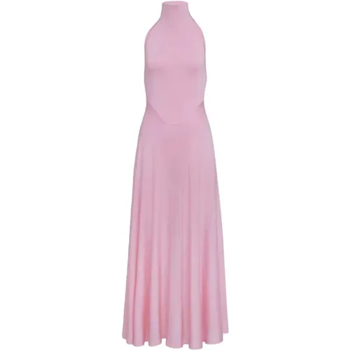 Flared Shiny Dress , female, Sizes: XS - Alaïa - Modalova