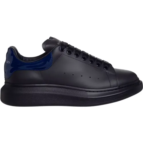 Leather Lace-Up Sneakers , male, Sizes: 7 UK - alexander mcqueen - Modalova