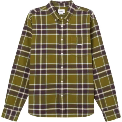 Stylish Woven Shirt , male, Sizes: M, XL, L, S - Obey - Modalova