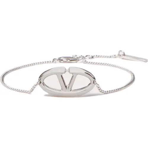 Silber Armband Snap-Hook Verschluss - Valentino Garavani - Modalova