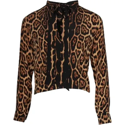 Pre-owned Silk tops , female, Sizes: XS - Yves Saint Laurent Vintage - Modalova