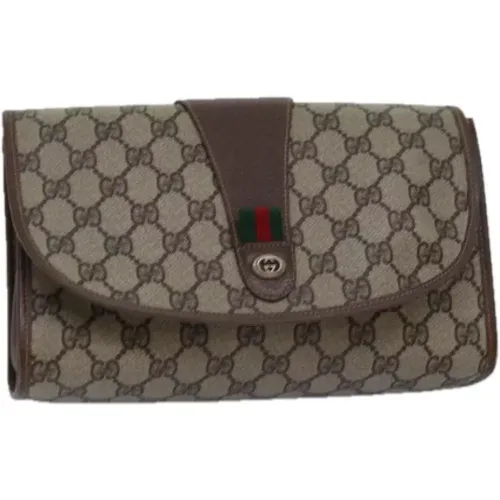 Pre-owned Leather clutches , female, Sizes: ONE SIZE - Gucci Vintage - Modalova